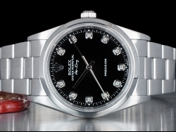 Rolex Air-King 34 Nero Oyster Royal Black Onyx Diamonds - Double Dial 14000
